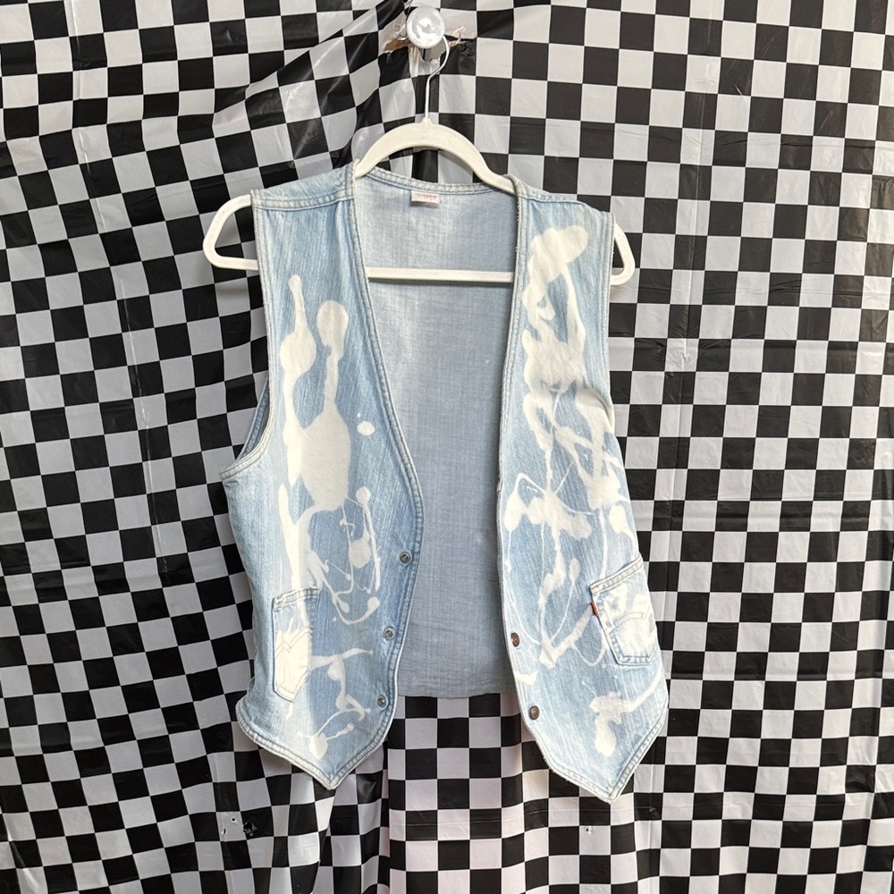 Levi's Light Blue Denim Vest